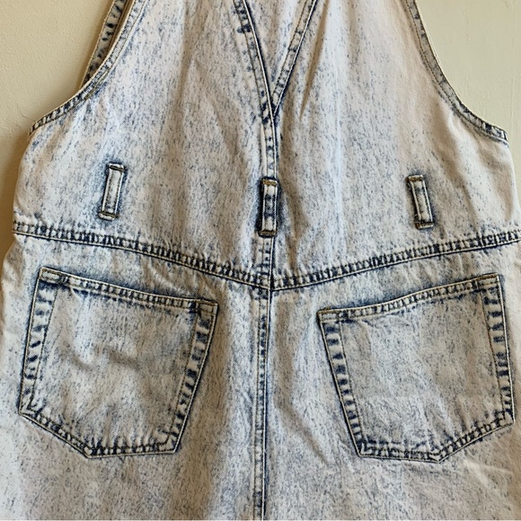 VTG Squeeze 80s 90s Short Overalls Shortalls - Picture 8 of 9